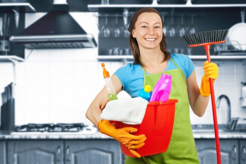 Staff training in carpet cleaning methods and safe handling procedures