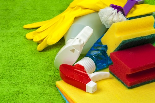 Leather and fabric sofa cleaning service in Brentford